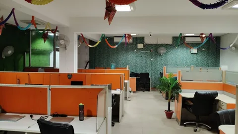 A wider view of the working area.
