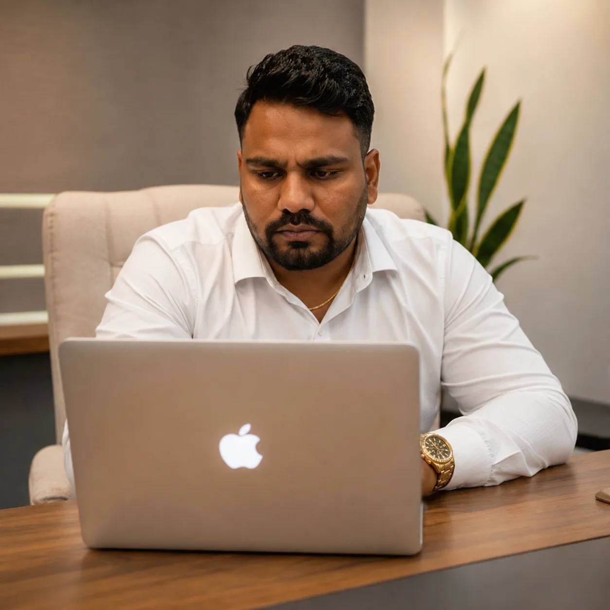Surya Kant Jha at work
